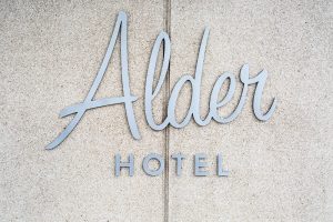 Alder Hotel Uptown New Orleans Signage