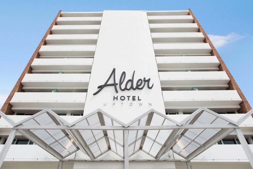Alder Hotel Front Exterior No Garage